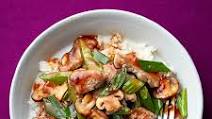 Spicy Pork Stir-Fry with Celery and Mushroom Spicy Pork Stir-Fry with Celery and Mushroom