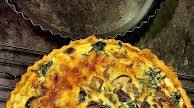 Spinach, Mushroom and Goat Cheese Quiche Spinach, Mushroom and Goat Cheese Quiche
