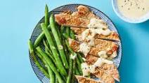Sesame Pork Tenderloin with Green Beans & Creamy Miso Dressing Sesame Pork Tenderloin with Green Beans & Creamy Miso Dressing