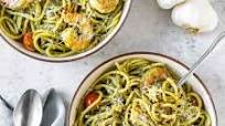 Creamy Basil Pesto Shrimp Pasta Creamy Basil Pesto Shrimp Pasta