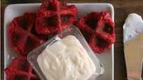 Red Velvet Waffle Iron Cookies Red Velvet Waffle Iron Cookies