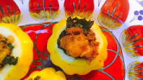 Stuffed Patty Pan Squash Stuffed Patty Pan Squash