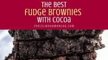 The Best Cocoa Powder Brownie Recipe The Best Cocoa Powder Brownie Recipe