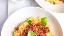 Beef Bolognese Spaghetti Squash Beef Bolognese Spaghetti Squash