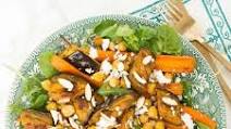 Harissa eggplant and carrot salad Harissa eggplant and carrot salad