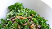 Warm Kale Salad with Caramelized Onions & Mushrooms Warm Kale Salad with Caramelized Onions & Mushrooms