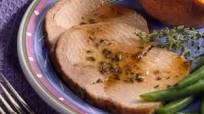Pork Roast with Sherry-Plum Sauce Pork Roast with Sherry-Plum Sauce