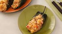 Creamy Shrimp & Chorizo Chiles Rellenos Creamy Shrimp & Chorizo Chiles Rellenos