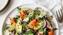 Smoked Salmon, Avocado and Arugula Salad Smoked Salmon, Avocado and Arugula Salad