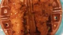 Simple Way to Prepare Quick Chicken and waffles with red chili flake and honey Simple Way to Prepare Quick Chicken and waffles with red chili flake and honey