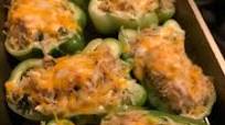 CHICKEN ENCHILADA STUFFED PEPPERS CHICKEN ENCHILADA STUFFED PEPPERS