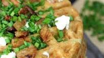 Savory Parmesan-Cauliflower Waffles Savory Parmesan-Cauliflower Waffles