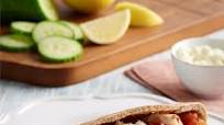 Mediterranean Chicken Pita Pockets Mediterranean Chicken Pita Pockets