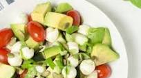 Mozzarella Avocado Caprese Salad Mozzarella Avocado Caprese Salad
