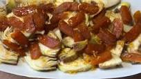 Carciofi con bottarga Carciofi con bottarga
