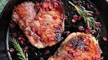 Pork Chops with Pomegranate Molasses Pork Chops with Pomegranate Molasses