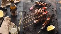 Grilled beef heart kebabs Grilled beef heart kebabs