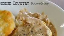 Old Fashioned Country Bacon Gravy Old Fashioned Country Bacon Gravy