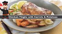 Slow Cooker Chicken Thighs with Carrots & Potatoes Slow Cooker Chicken Thighs with Carrots & Potatoes