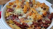 Spicy Sausage Pasta Bake Spicy Sausage Pasta Bake