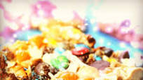 Chocolate Cookies with Colored Sparks Chocolate Cookies with Colored Sparks