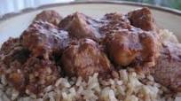 Chili Cranberry Pork over Rice Chili Cranberry Pork over Rice
