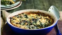 Spinach, Mustard Greens & Baked Ricotta Cheese Spinach, Mustard Greens & Baked Ricotta Cheese