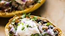 Taco Stuffed Spaghetti Squash Taco Stuffed Spaghetti Squash