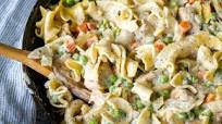 Chicken Pot Pie Noodle Skillet Chicken Pot Pie Noodle Skillet