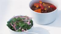 Latin American Beef Stew with Marinated Red Onion Salad Latin American Beef Stew with Marinated Red Onion Salad