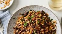 Crispy Cinnamon Beef Rice Crispy Cinnamon Beef Rice