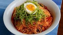 Bibim-guksu (Spicy mixed noodles) Bibim-guksu (Spicy mixed noodles)