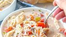 Crock Pot Creamy Tuscan Chicken Soup Crock Pot Creamy Tuscan Chicken Soup