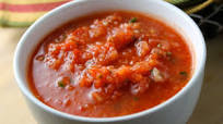 Salsa de tomates crudos Salsa de tomates crudos