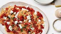 Angel Hair with Sun-dried Tomatoes and Goat Cheese Angel Hair with Sun-dried Tomatoes and Goat Cheese