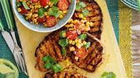 Cajun spiced pork with corn Cajun spiced pork with corn