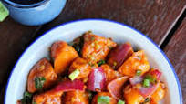 aloo manchurian recipe | potato manchurian | alu manchurian aloo manchurian recipe | potato manchurian | alu manchurian