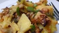 Potato leek casserole with ground meat Potato leek casserole with ground meat