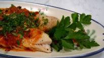 Pesce alla Puttanesca - Fish Puttanesca Style Pesce alla Puttanesca - Fish Puttanesca Style