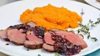 Seared Duck Breast with Blackberry Pan Sauce Seared Duck Breast with Blackberry Pan Sauce