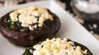 Stuffed Portobello Mushrooms with Spinach and Feta Stuffed Portobello Mushrooms with Spinach and Feta