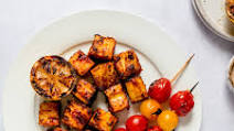 Grilled Paneer in Tandoori Seasoning Grilled Paneer in Tandoori Seasoning
