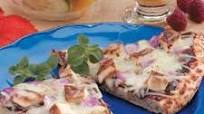 Barbecued Chicken Pizza Barbecued Chicken Pizza