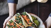 Sweet Potato And Kale Tacos With Kimchi Juice Sweet Potato And Kale Tacos With Kimchi Juice