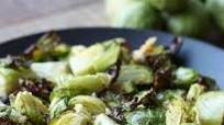Sesame Crispy Air Fried Brussels Sprouts Sesame Crispy Air Fried Brussels Sprouts