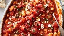 Gigantes Plaki - Greek-style baked white beans Gigantes Plaki - Greek-style baked white beans