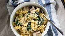 Spinach and Pork Tenderloin Pasta Toss Spinach and Pork Tenderloin Pasta Toss