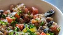Greek black eyed pea salad Greek black eyed pea salad