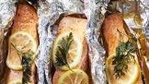 Grilled Lemon-Pepper Salmon in Foil Grilled Lemon-Pepper Salmon in Foil