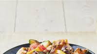 Grilled Pork Chops with Greek vegetables Grilled Pork Chops with Greek vegetables